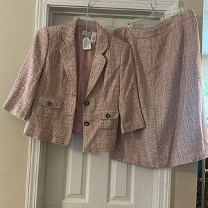 Emma James Liz Claiborne Summer Time Pink Work outfit